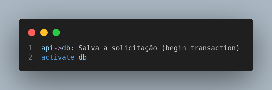 Chamada para o banco de dados